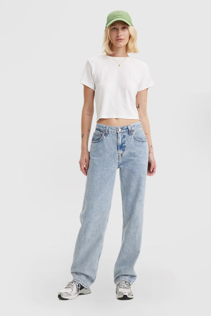 Women's Low Rise High Waist Slim Fit Jeans