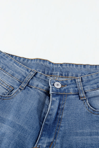Medium Blue Wash Vintage Wide-Leg Jeans