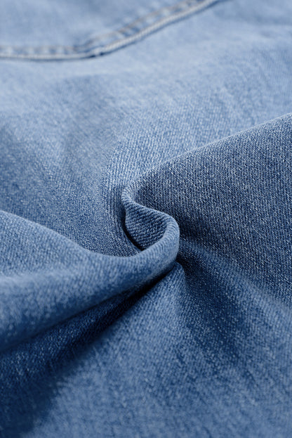 Medium Blue Wash Vintage Wide-Leg Jeans