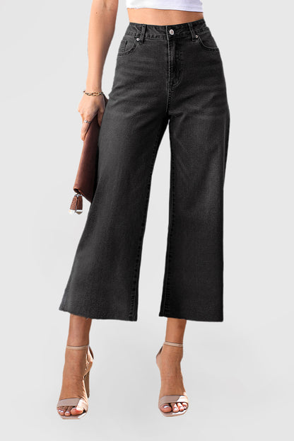 High Waisted Light Wash Loose Wide Leg Jeans