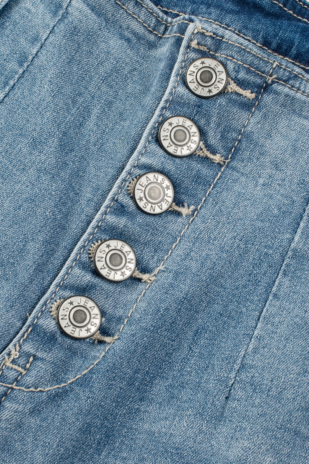Women's Dusk Blue Medium Wash Straight Leg Jeans