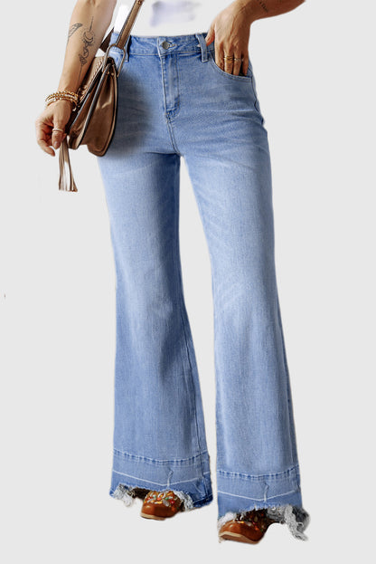 Ashleigh Blue High-Waisted Flared Jeans