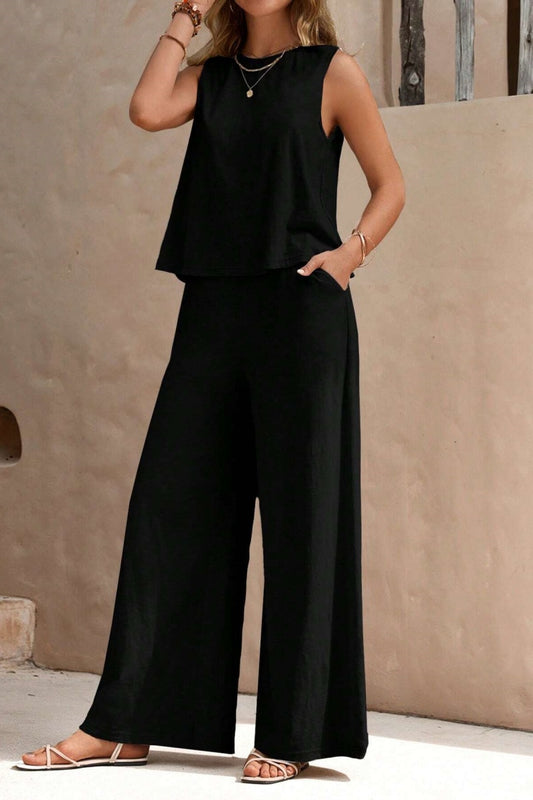 Women Two Piece Casual Set Loose Top and Pants