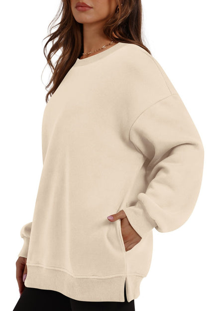 Y2K Crewneck Sweatshirt Cozy Fleece Pullover