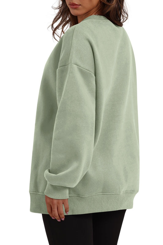 Y2K Crewneck Sweatshirt Cozy Fleece Pullover