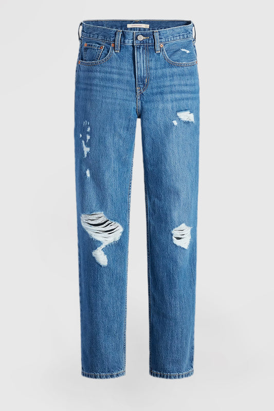 Sleek Straight Leg Low Rise Slim Fit Women's Jeans