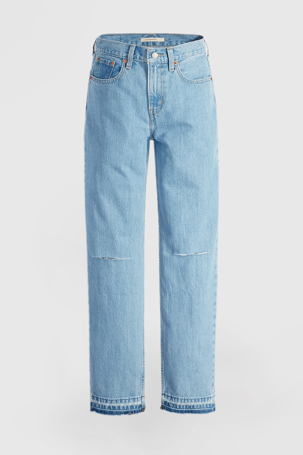 Sleek Straight Leg Low Rise Slim Fit Women's Jeans