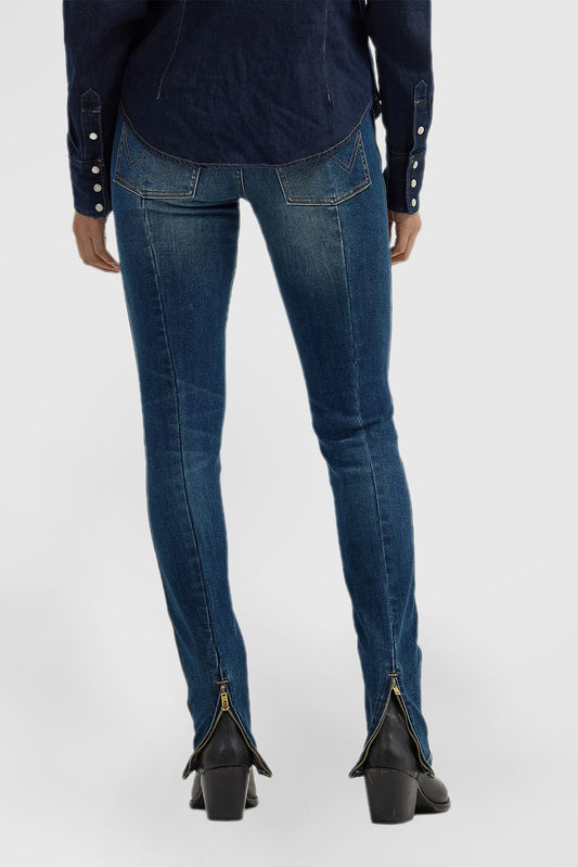 Low-Rise Women's Spat Jeans