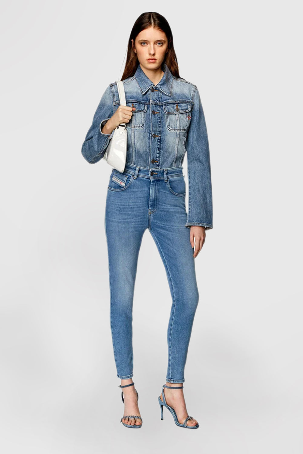 High Waisted Super Skinny Jeans Fitted Leggings