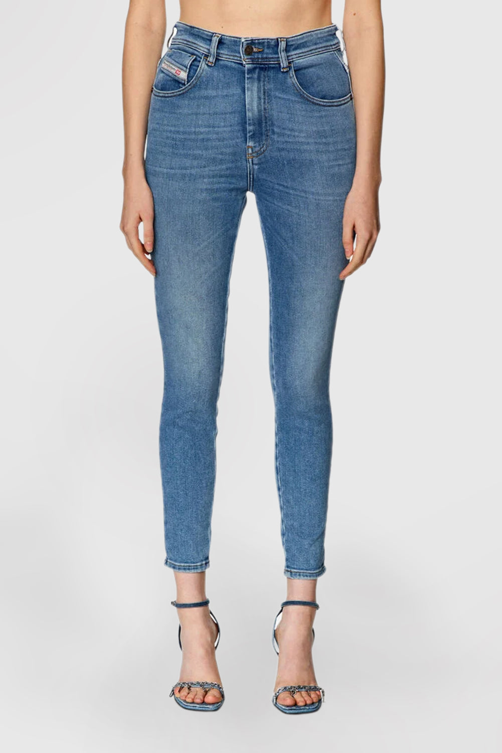 High Waisted Super Skinny Jeans Fitted Leggings