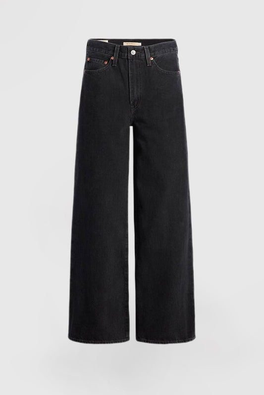 Women's High Waist Jeans Stretch Wide Leg Pants