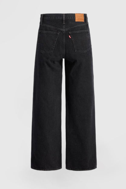 Women's High Waist Jeans Stretch Wide Leg Pants