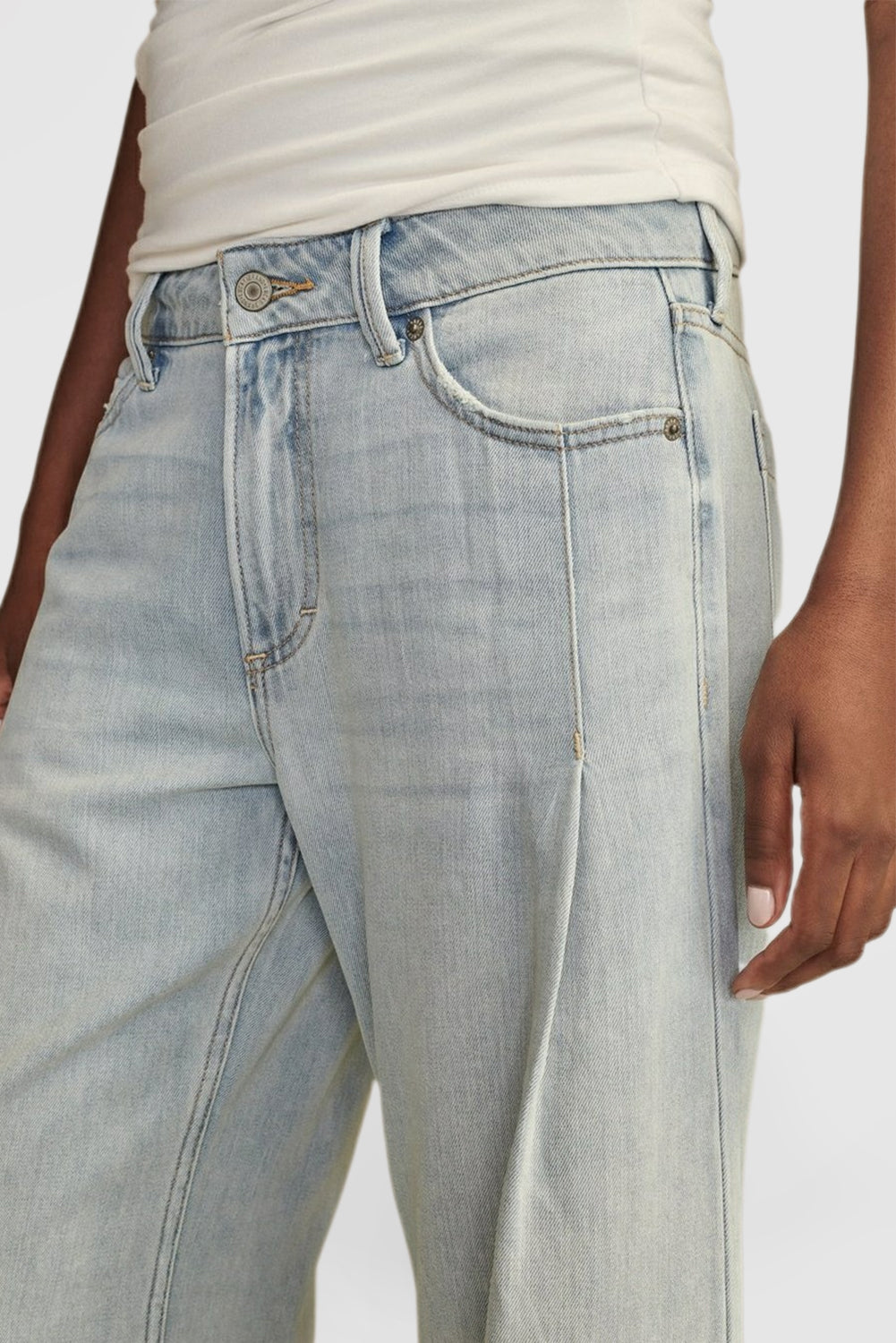 Women's Loose Jeans Luxury Straight Legs