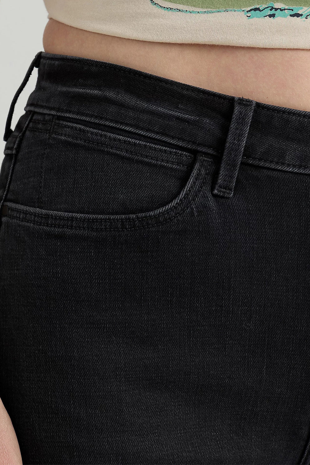 Casual Loose Wide-Leg Jeans in Charcoal Gray for Women