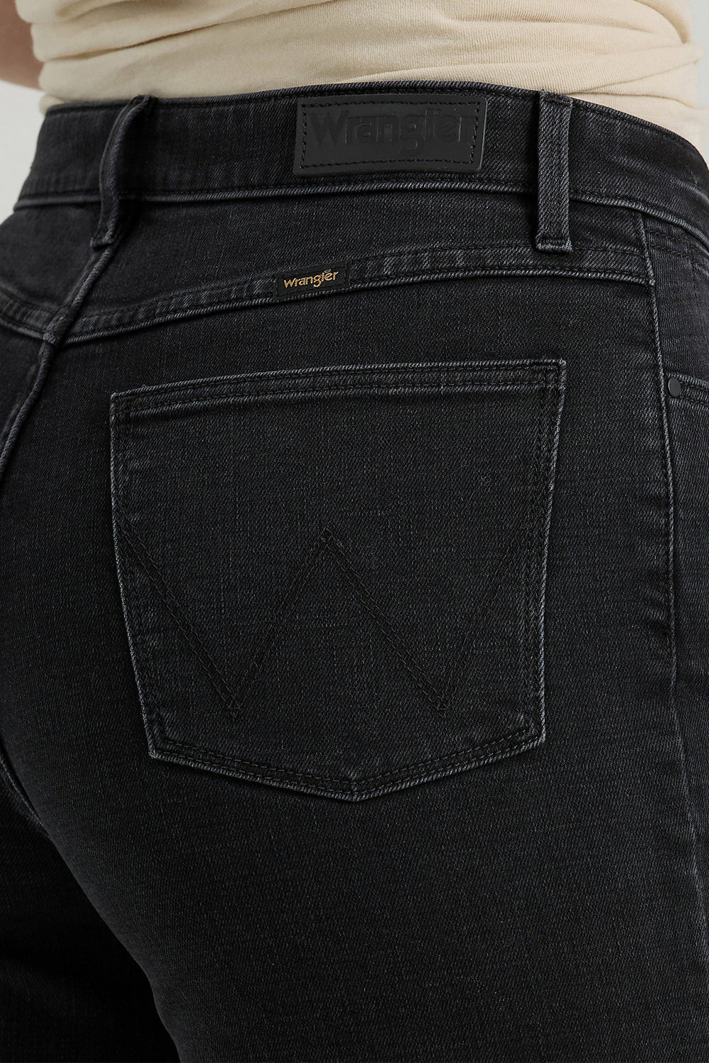 Casual Loose Wide-Leg Jeans in Charcoal Gray for Women