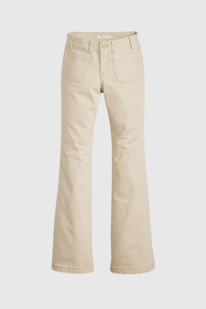 Ultra-Low Rise Flare Jeans for Women