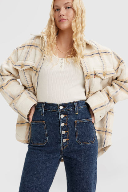 Women's Ribcage Straight-Leg Jeans  Featuring a High-Rise Waist