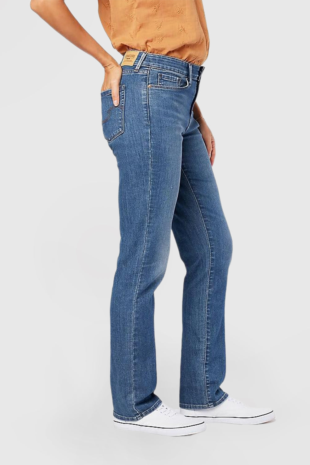 Women's Modern Straight Fashion Casual Jeans