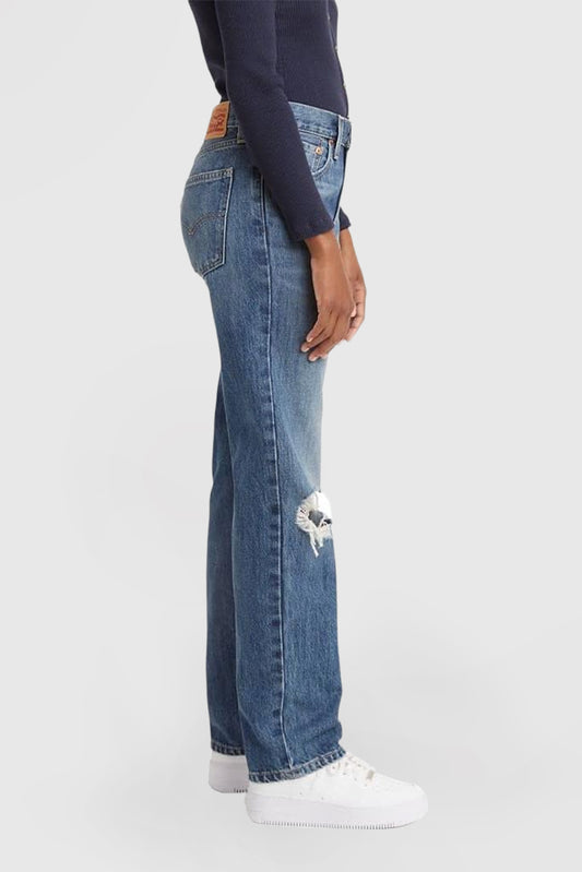 Women's Low Rise Jeans Casual Loose Straight Legs
