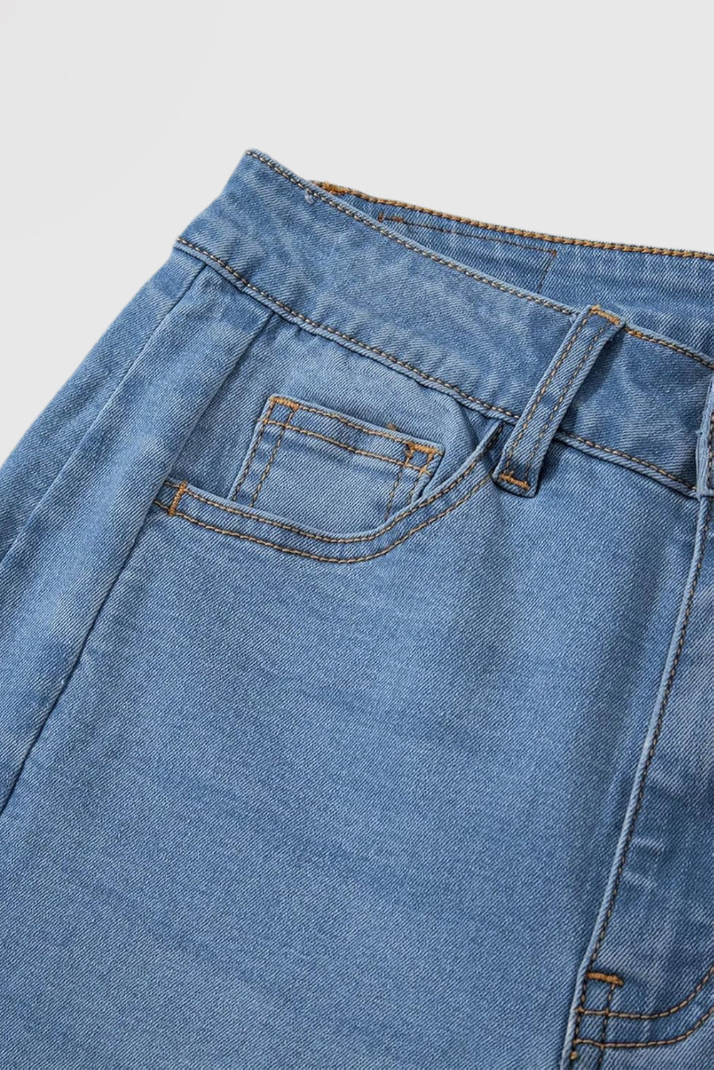 Women's High Waisted Wide Leg Jeans Stretch Open Leg Jeans
