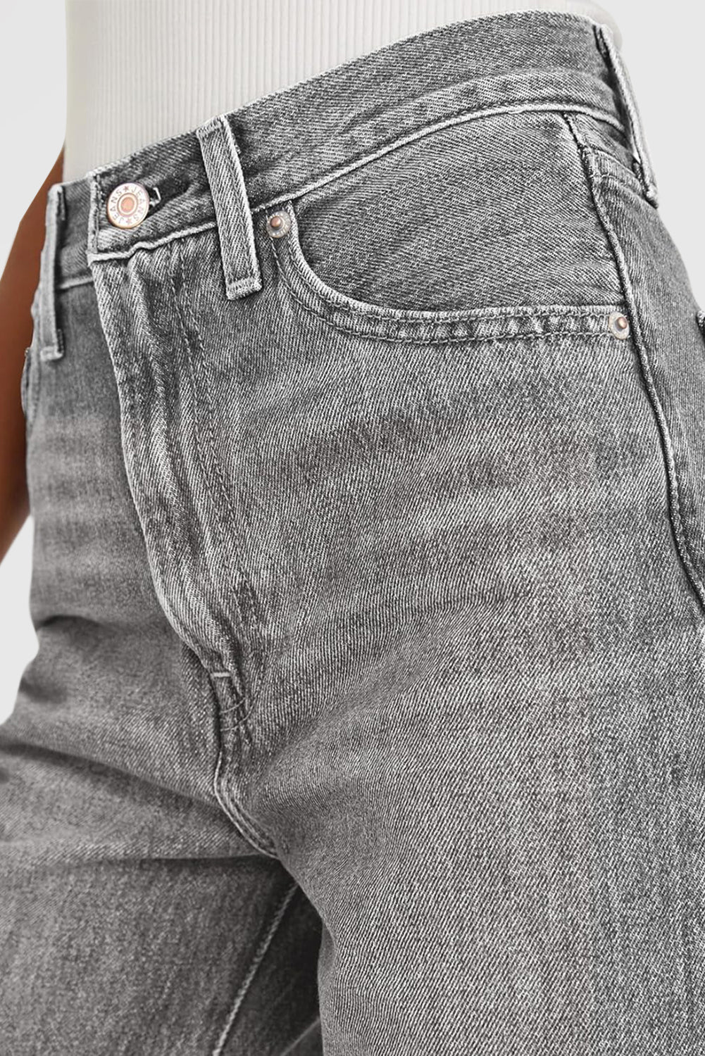 Women's High Waist Wide Leg Jeans Stretch Loose Jeans