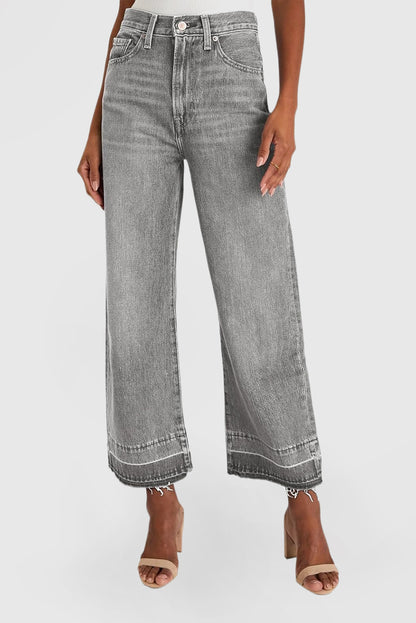 Women's High Waist Wide Leg Jeans Stretch Loose Jeans