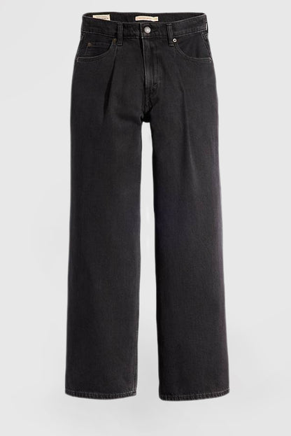 Loose Wide Leg Women's Casual Solid Color Jeans