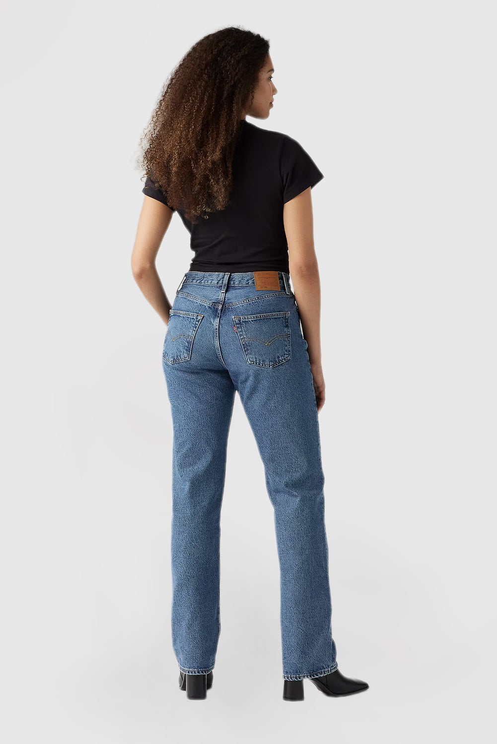 Women's Vintage Straight Jeans Fashion Casual Jeans