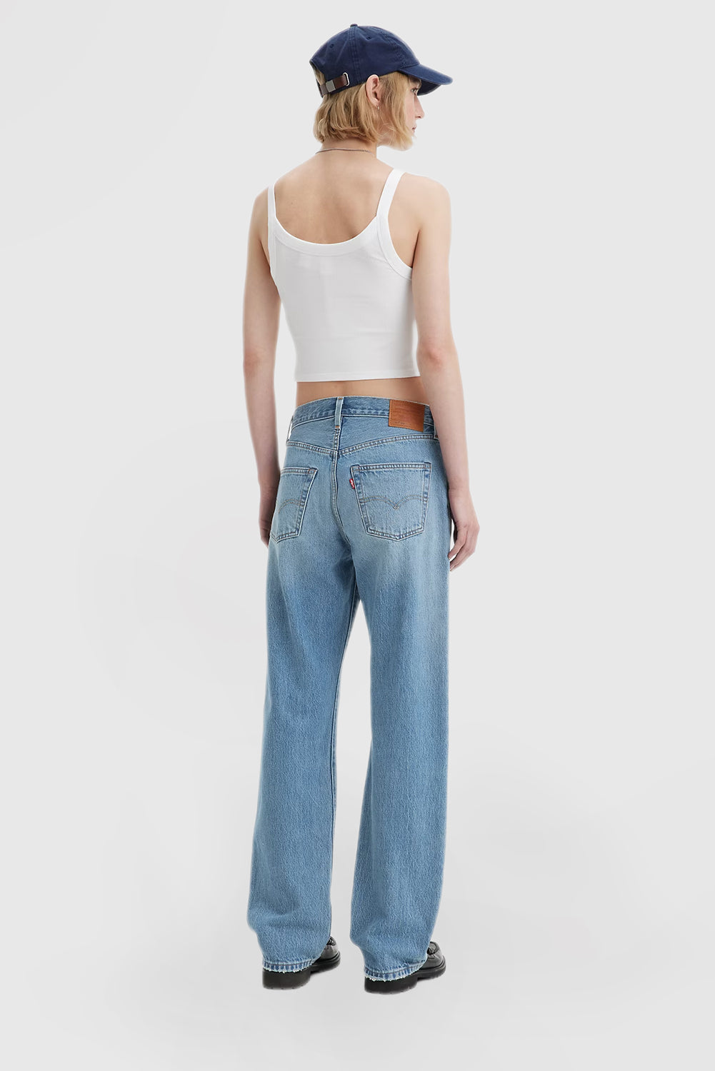 Women's Vintage Straight Jeans Fashion Casual Jeans