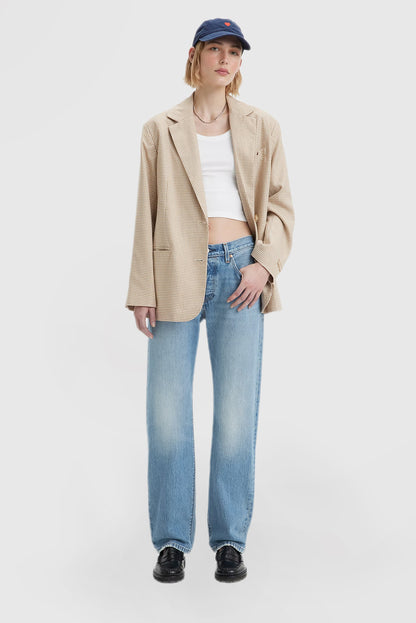Women's Vintage Straight Jeans Fashion Casual Jeans