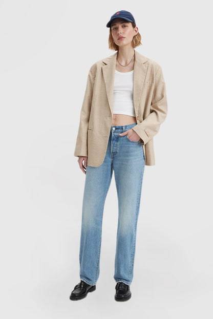 Women's Vintage Straight Jeans Fashion Casual Jeans