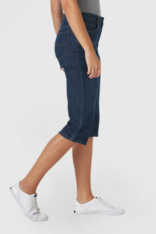 Women's Casual Relaxed Capri Jeans