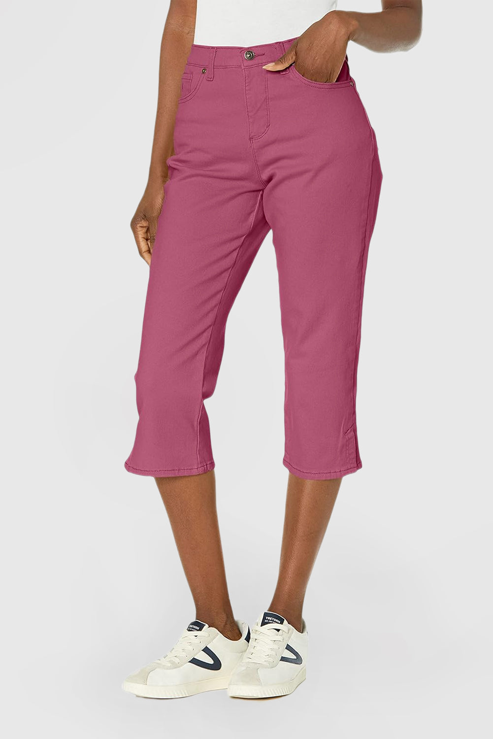 Women's Amanda High-Waisted Capri Jeans